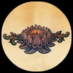 Lotus image tattoo