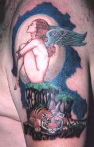 Angel tattoo