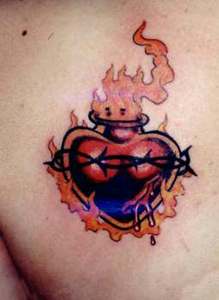 Sacred Heart tattoo