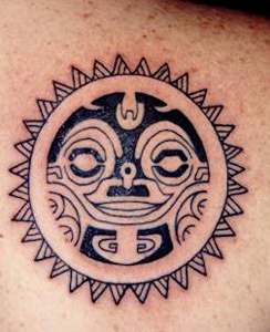 tenetian sun tattoo