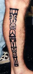 totem Pole tattoo