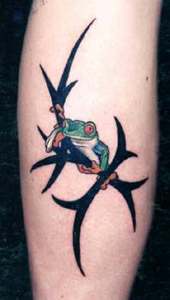 Tribal Frog Body Art
