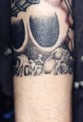 Verna's bones tattoo