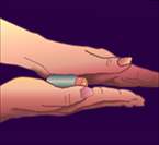 Mix Insulin between palms